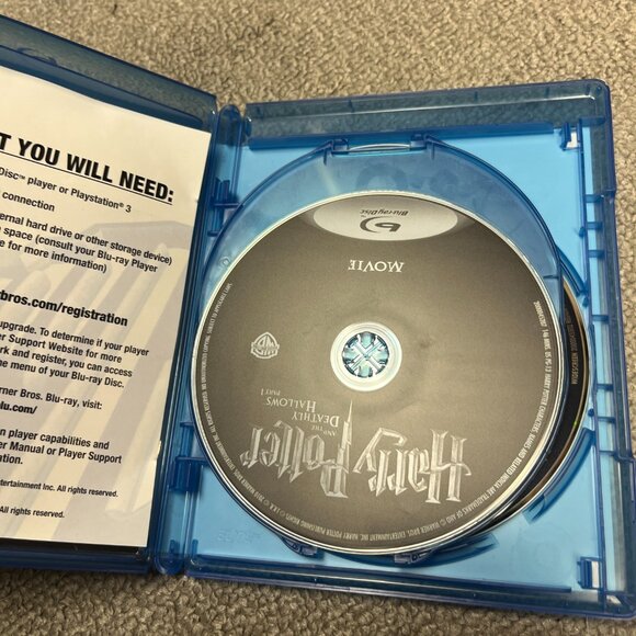 Harry Potter Movie Lot Of 7 DVD And Blu Ray Full Set With Cases The Dealthy Hal - Picture 12 of 13